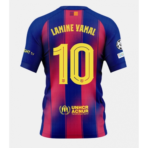 Billige Fotballdrakt Barcelona Lamine Yamal #10 Replika Hjemmedrakt 2025-26 Kortermet Billige Fotballdrakt Barcelona Lamine Yamal #10 Replika Hjemmedrakt 2025-26 Kortermet